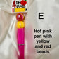 NEW Back to School Pens with Grades K-5 Focal Beads