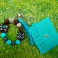 Keychain Bracelet with Wallet Bracelet
