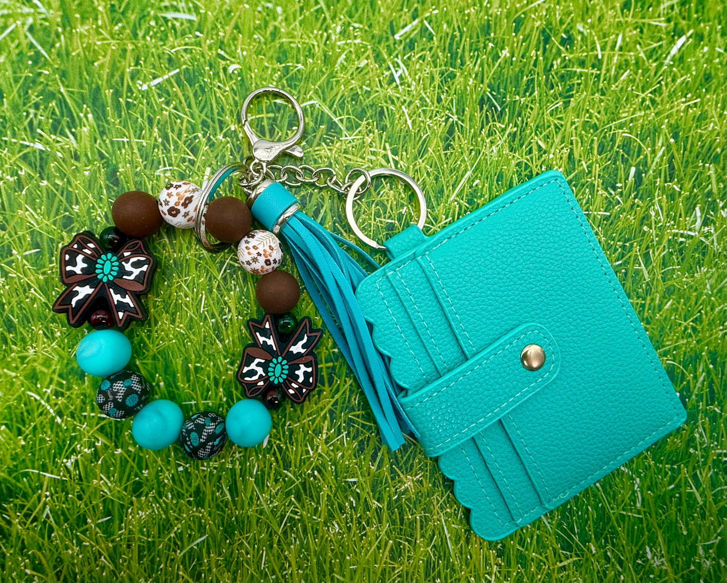 Keychain Bracelet with Wallet Bracelet