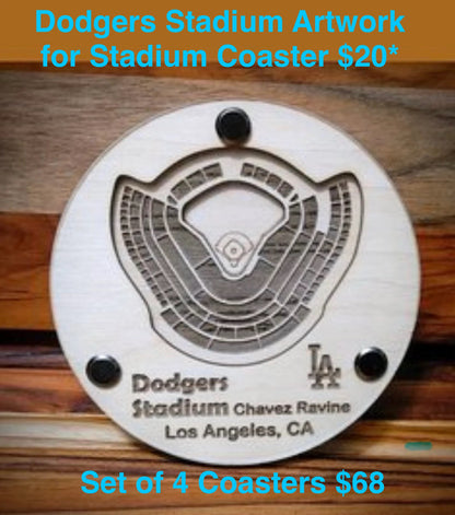 LA Dodgers Stadium Coaster