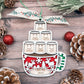 2025 Hot Cocoa Marshmallow Personalized Family Christmas Ornament