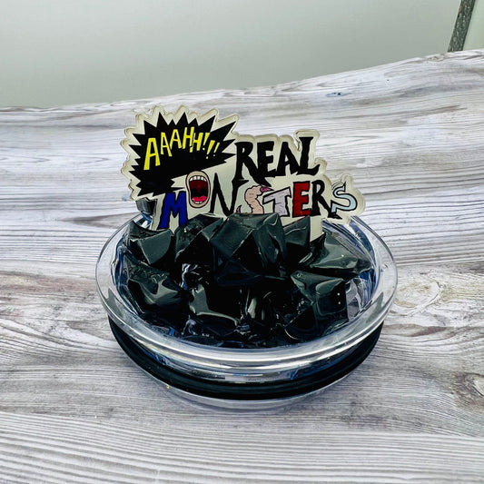 NEW CLEARANCE Ah Real Monsters Faux Ice Tumbler Lid