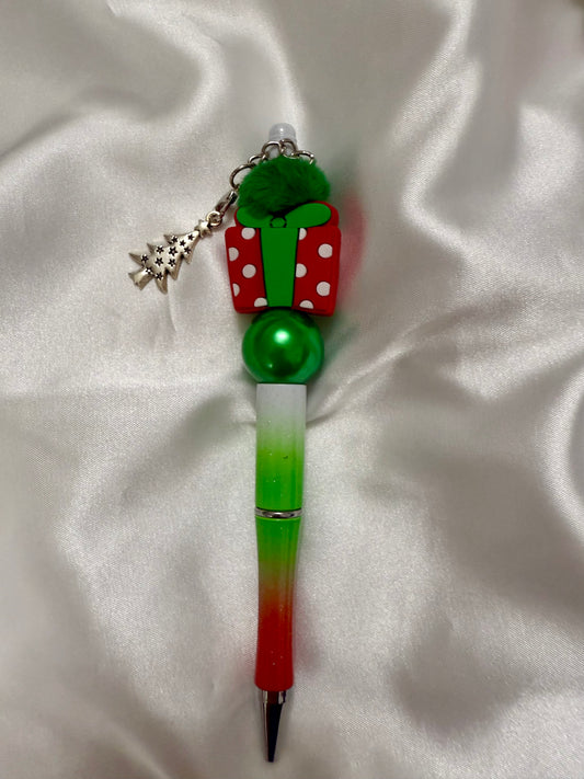 Christmas in July Beaded Pens