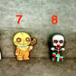HORROR CHARACTERS Beaded Keychain