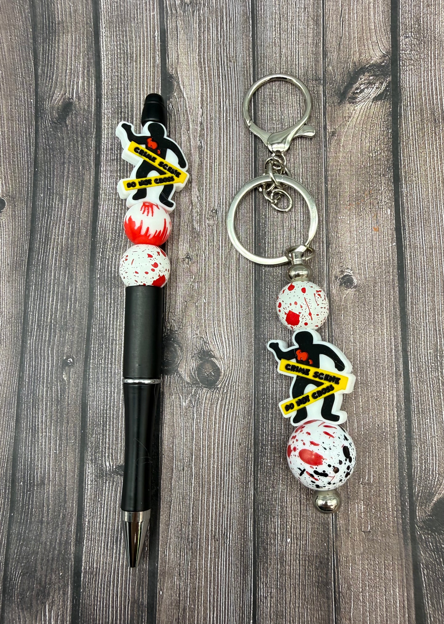 Whimsy and Wits Beaded Pen and Keychain Sets