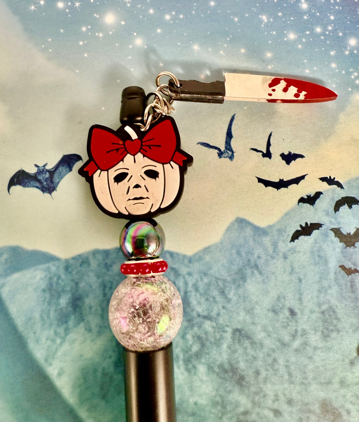 Horror Characters as Fall Kids and Halloween Pumpkin Head Pens  New Designs