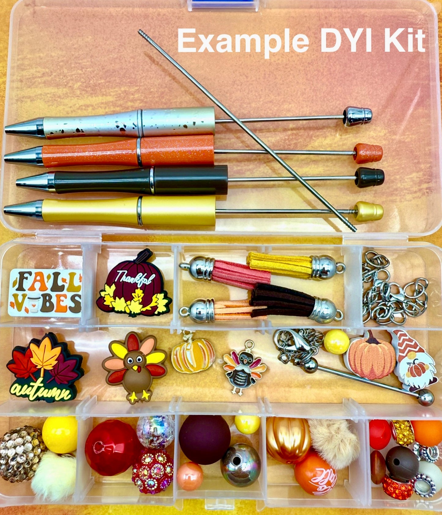 Fall/Thanksgiving DIY Beadable Pen Kit with Bonus