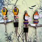 Vintage Halloween Beadable Keychains, Wine Stoppers. Wine Openers