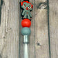 Spooky Circus Beaded Glitter Pens Featuring Dancing and Clown Characters