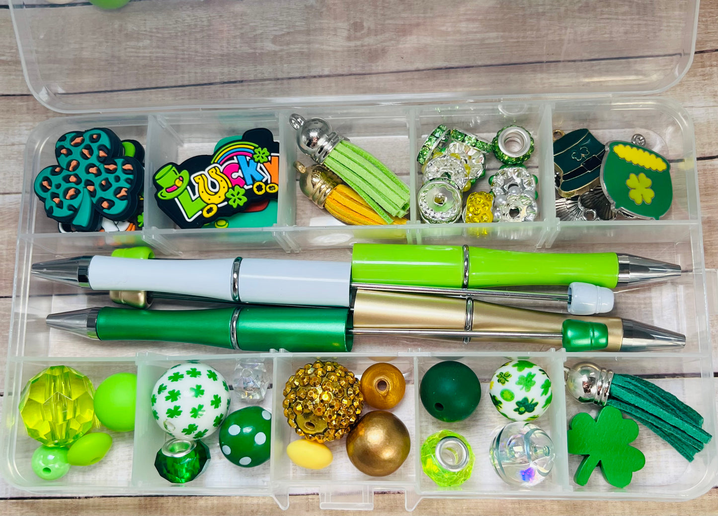 St Patricks Day DIY Beadable Pen Kit