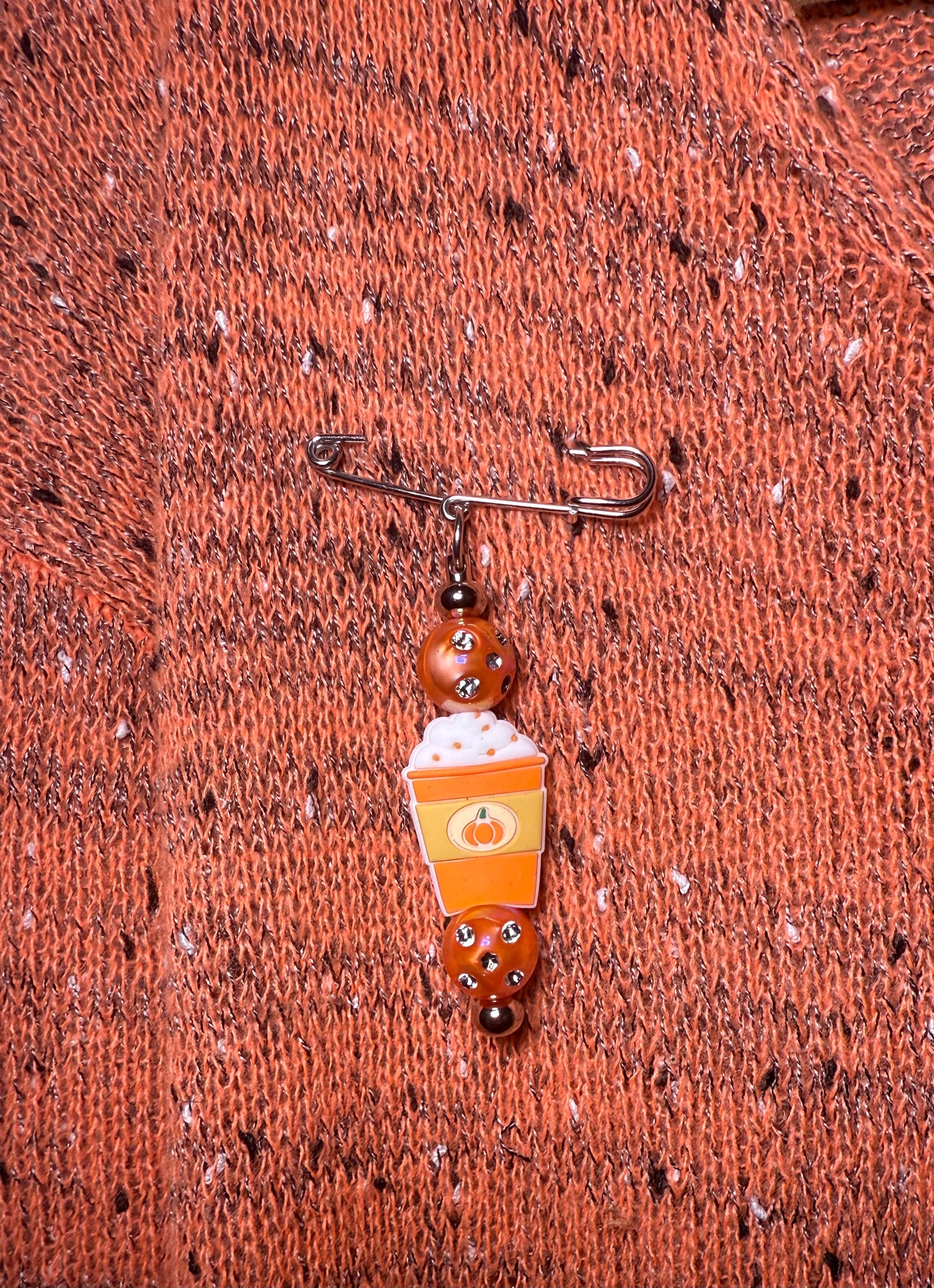 Fall/Thanksgiving Safety Pin Brooched