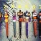 Vintage Halloween Beadable Pens