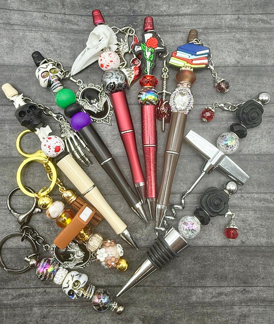 Dark Academia Beaded Items