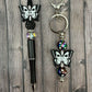 Whimsy and Wits Beaded Pen and Keychain Sets