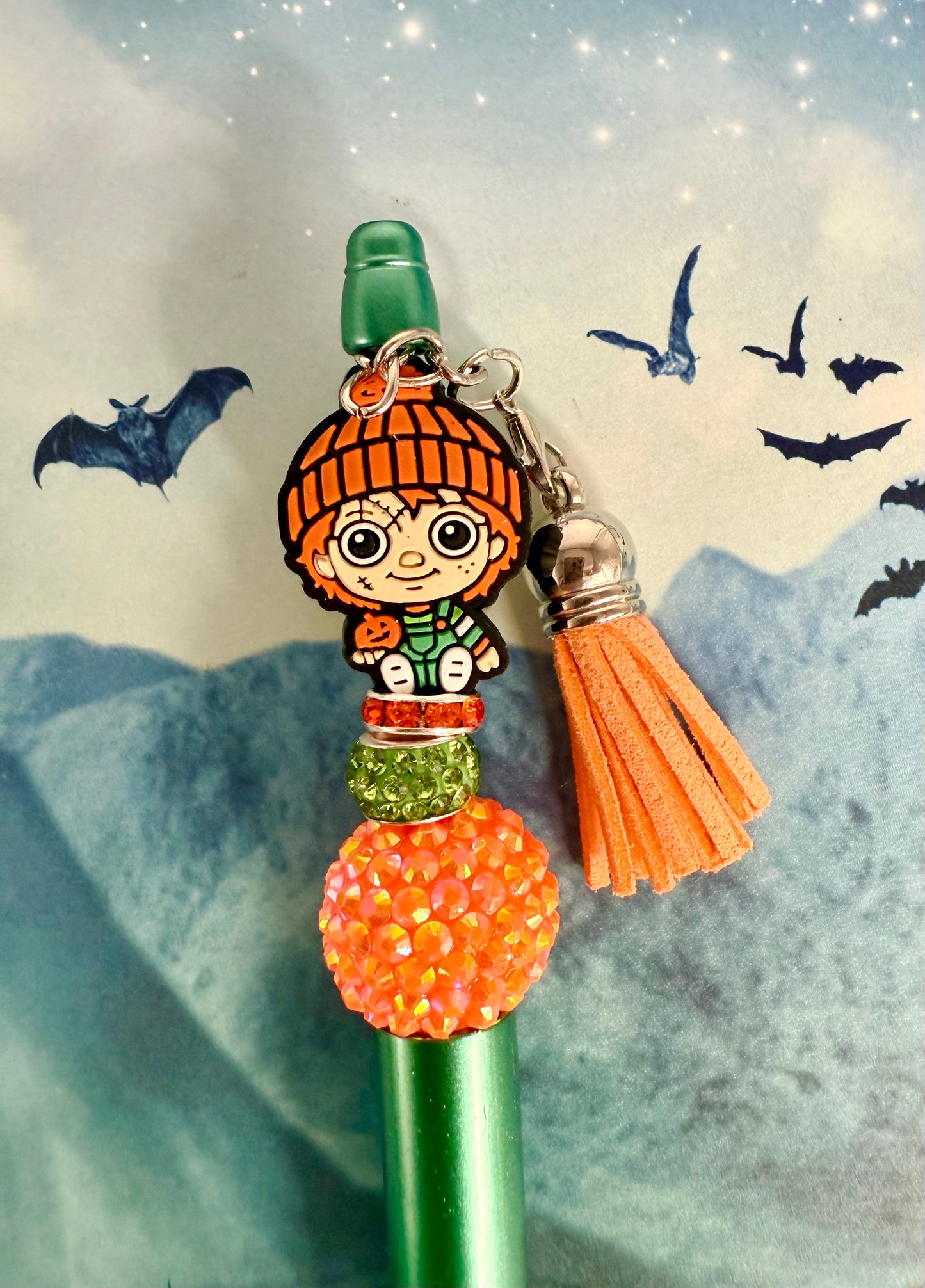 Horror Characters as Fall Kids and Halloween Pumpkin Head Pens  New Designs
