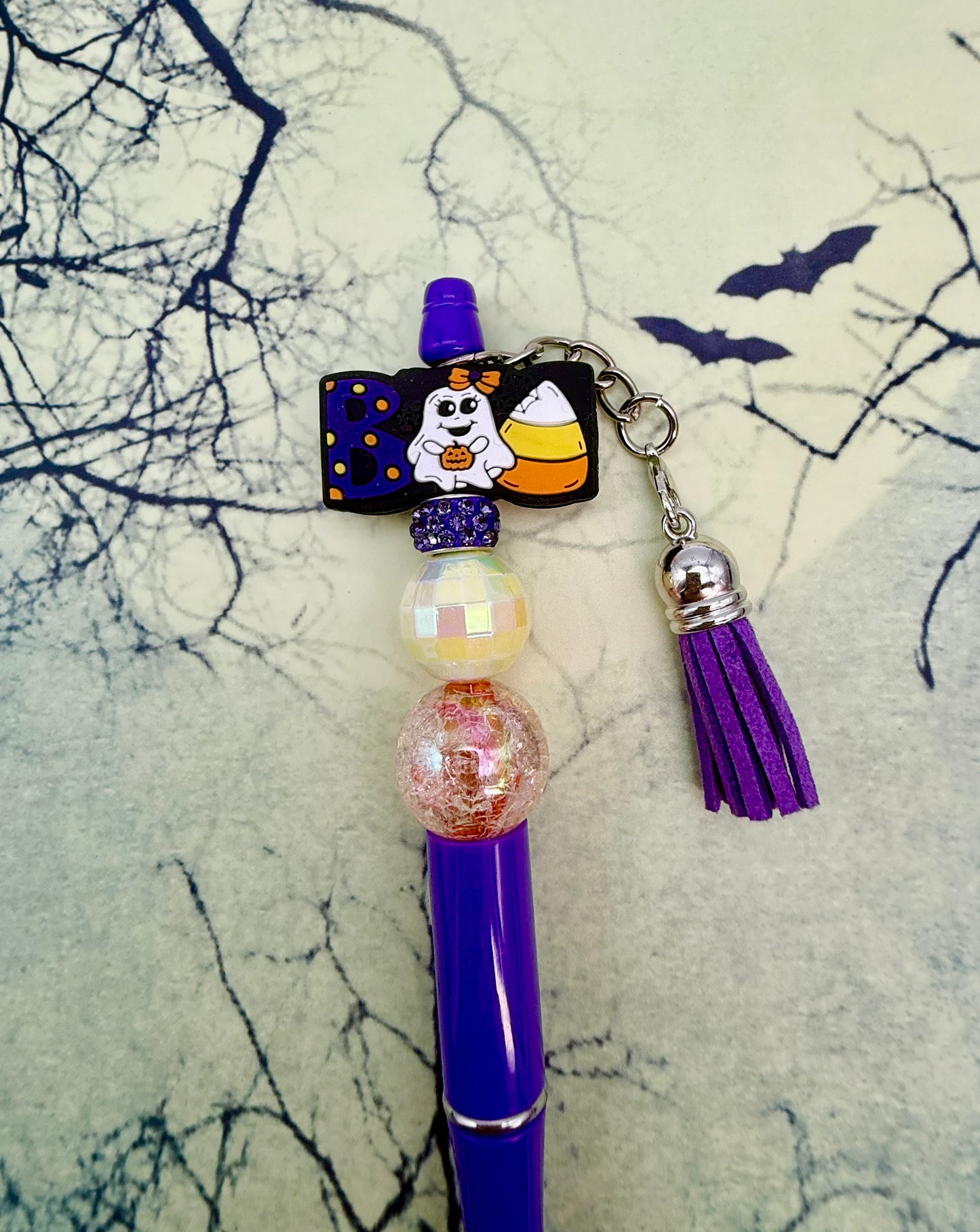 Vintage Halloween Beadable Pens