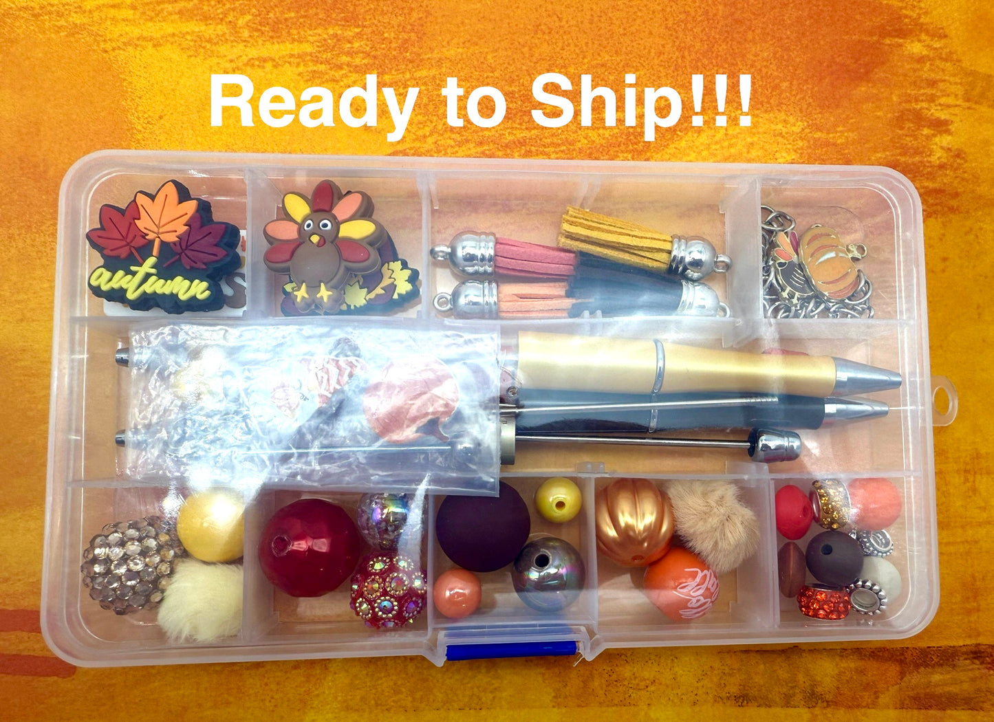 Fall/Thanksgiving DIY Beadable Pen Kit with Bonus