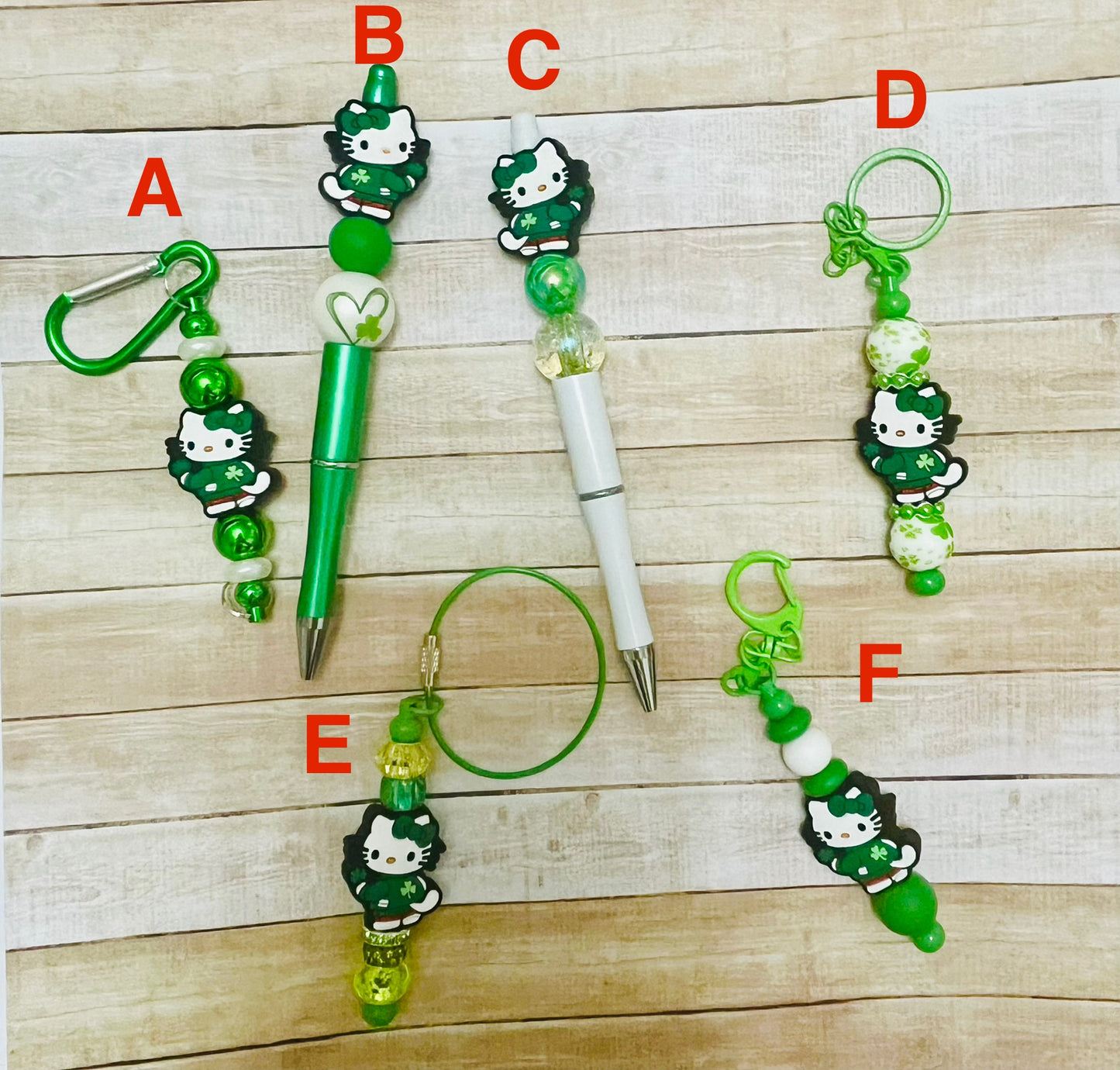 St Patrick’s Day Hello Kitty Beadables