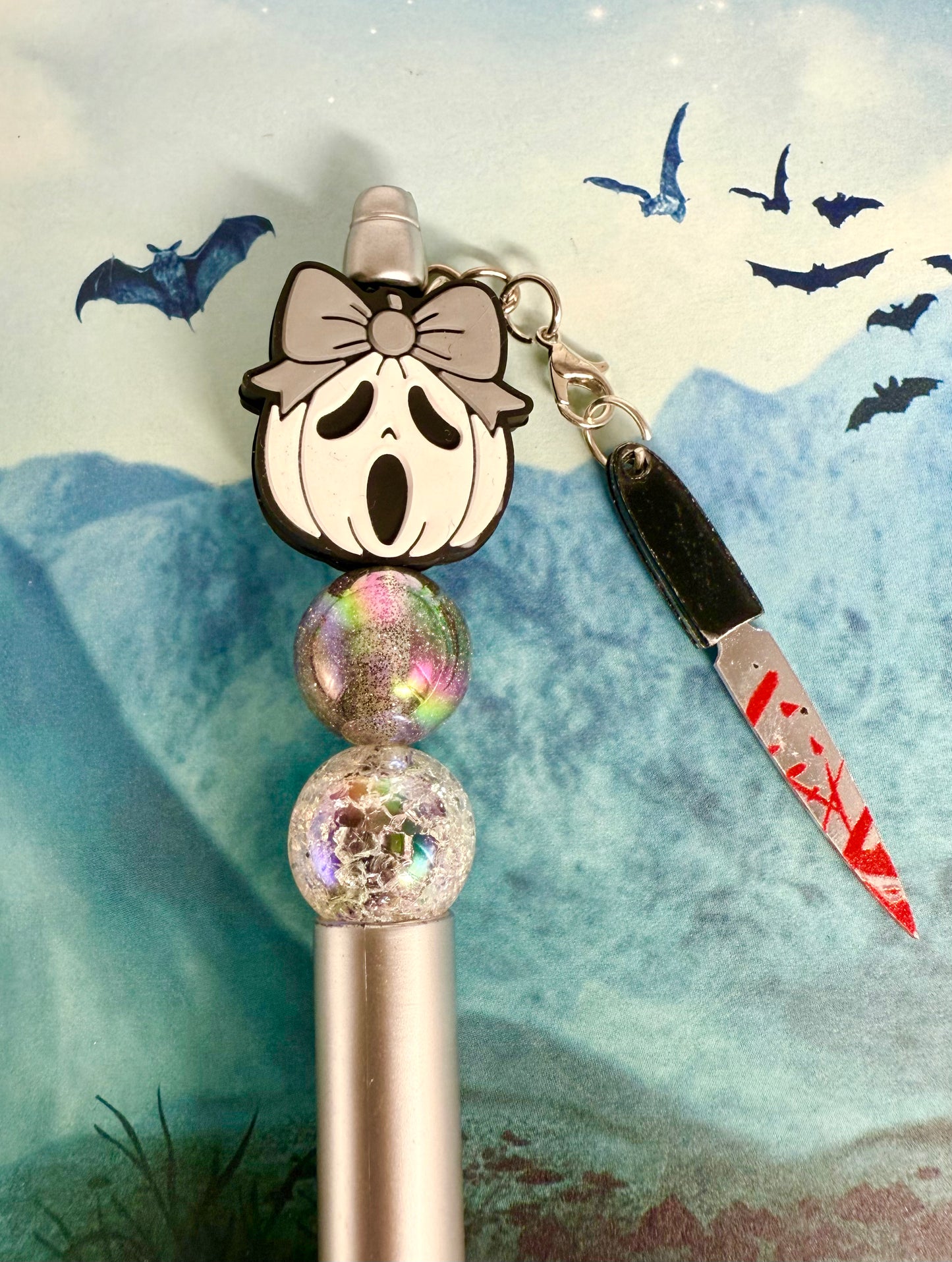 Horror Characters as Fall Kids and Halloween Pumpkin Head Pens  New Designs