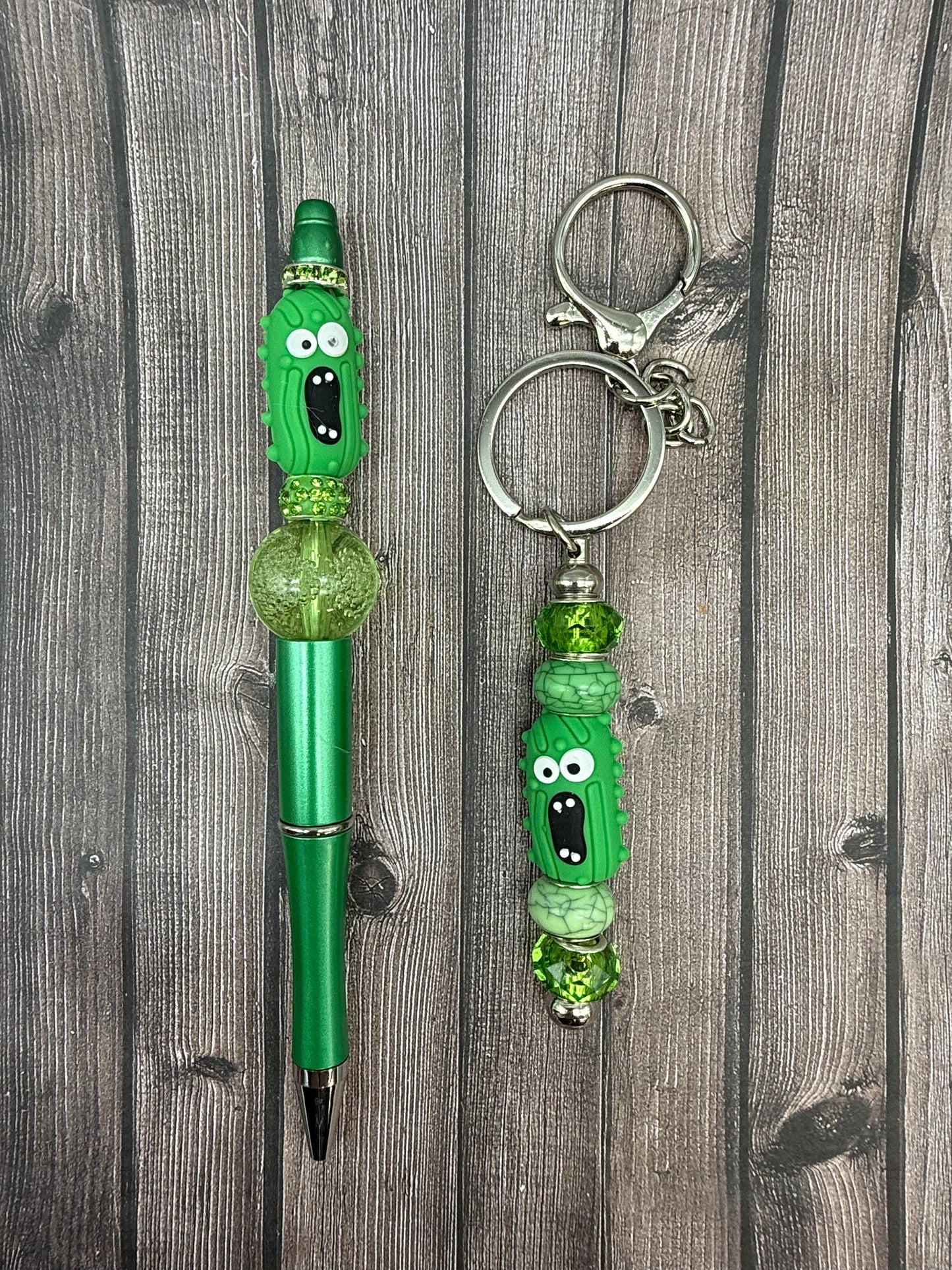 Whimsy and Wits Beaded Pen and Keychain Sets