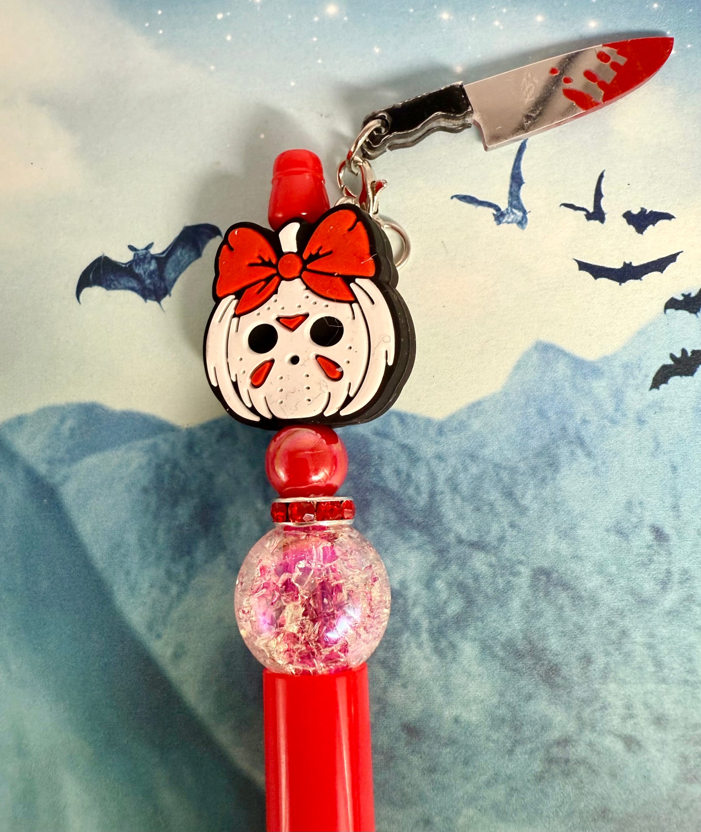 Horror Characters as Fall Kids and Halloween Pumpkin Head Pens  New Designs