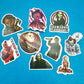 HORROR CHARACTERS Beaded Dancing Glitter Pens with BONUS