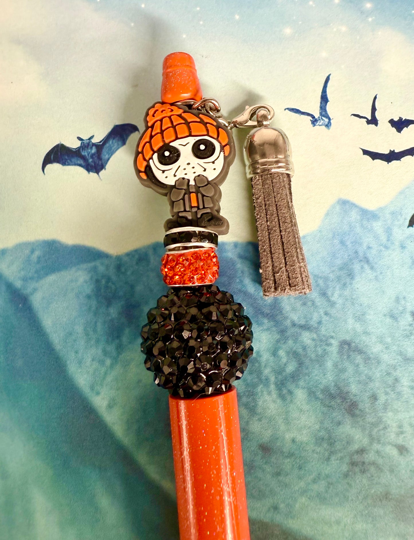 Horror Characters as Fall Kids and Halloween Pumpkin Head Pens  New Designs
