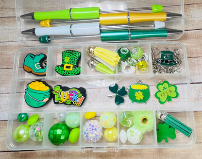 St Patricks Day DIY Beadable Pen Kit