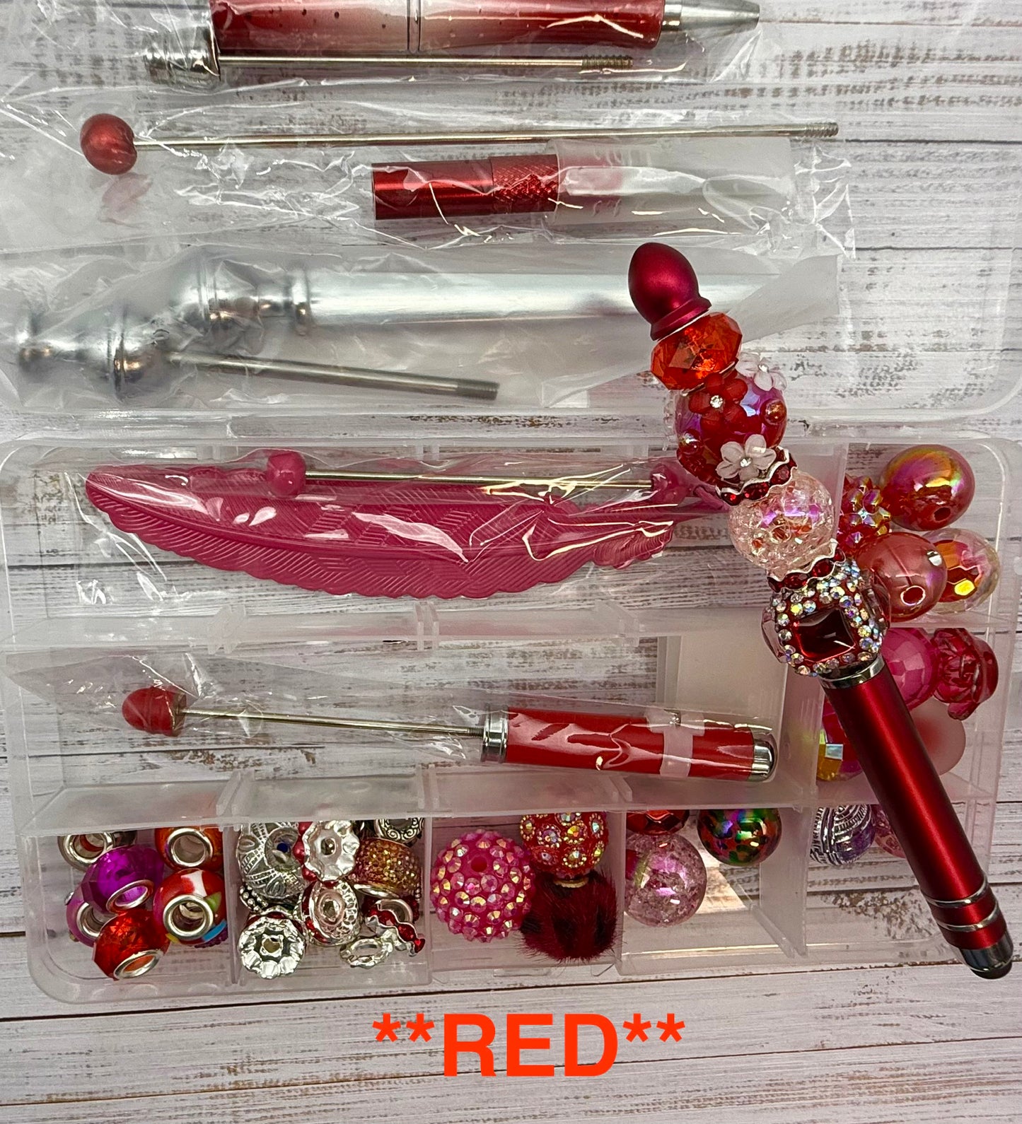 DIY Beadable 6 Piece Office Supply Kit