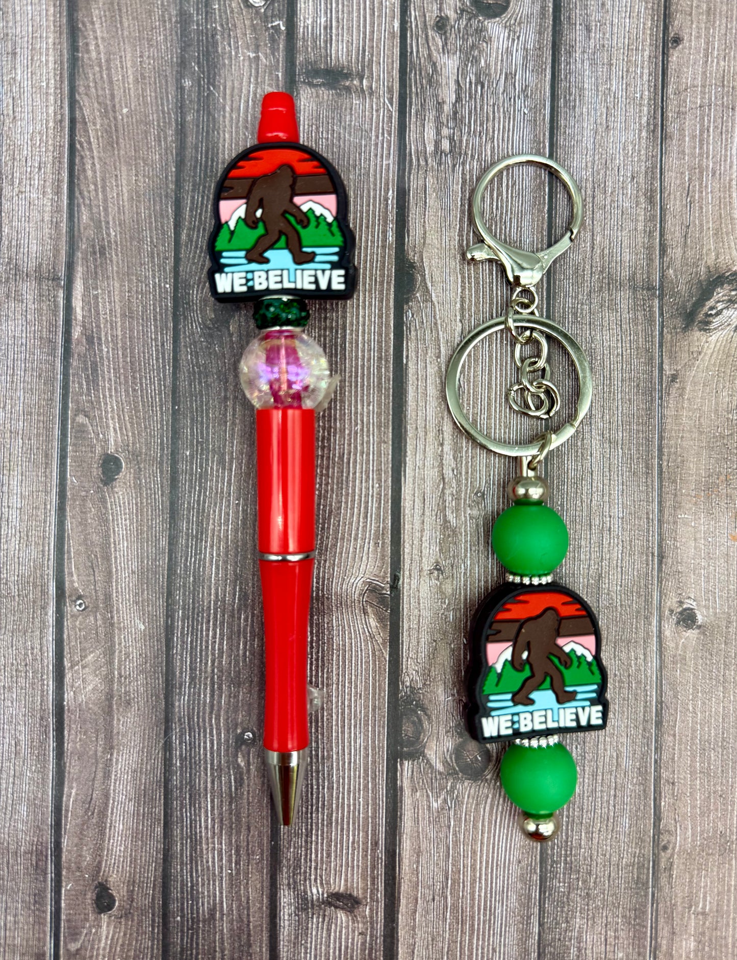 Whimsy and Wits Beaded Pen and Keychain Sets