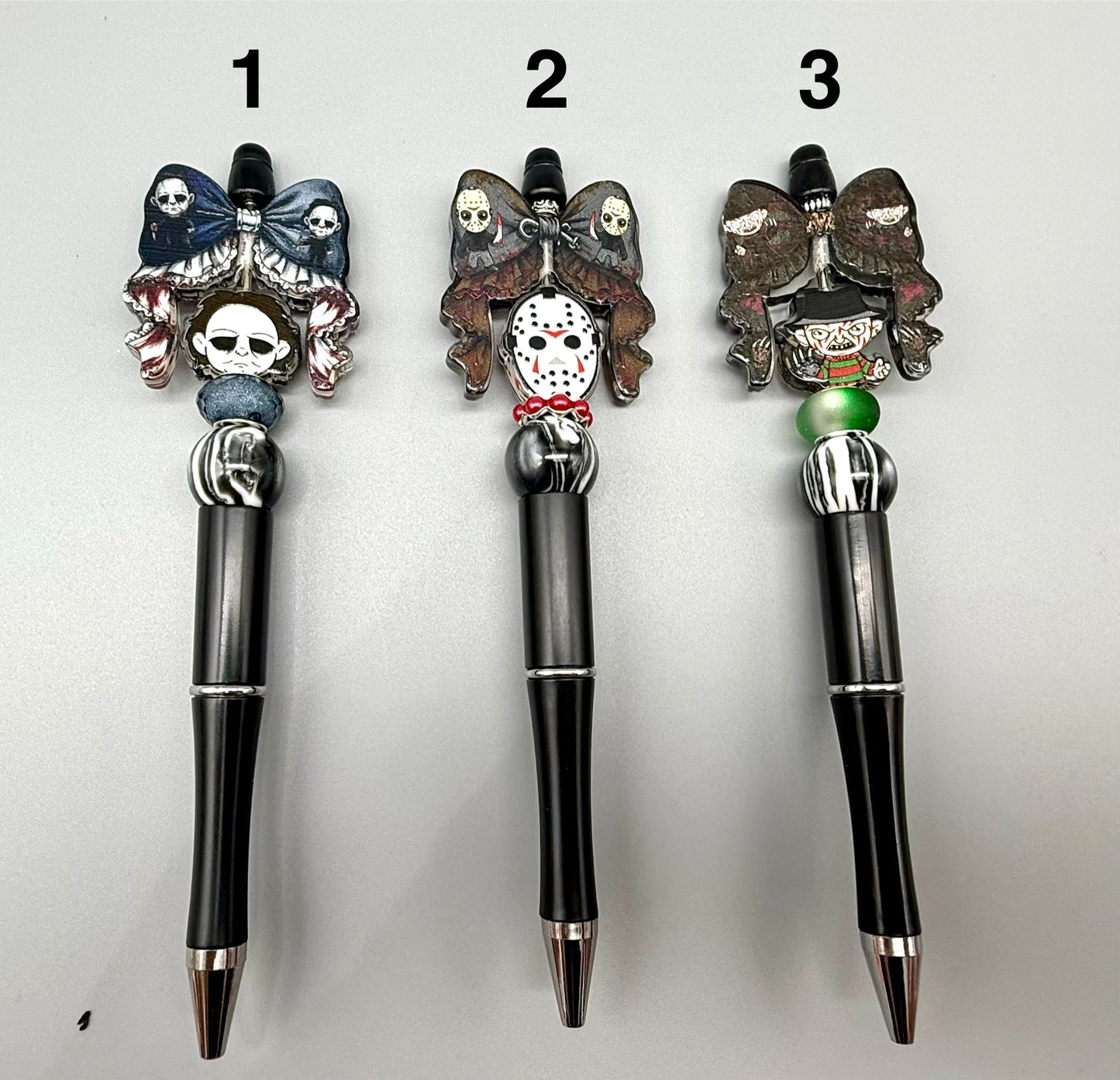 Exclusive Horror Bows on Pens