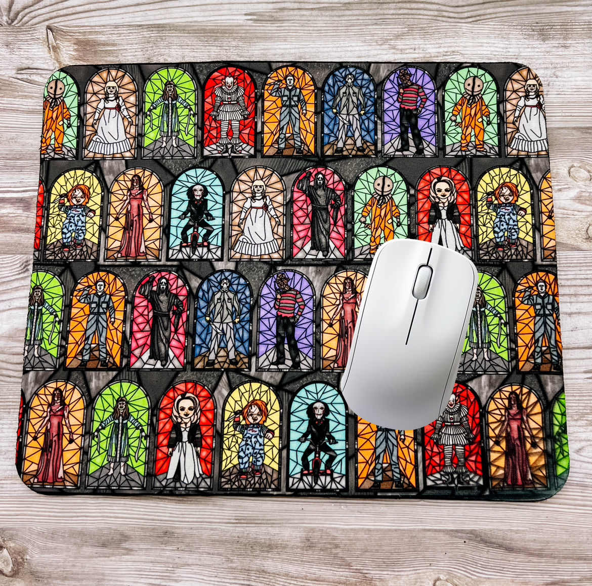 Horror Glass Mouse Pad