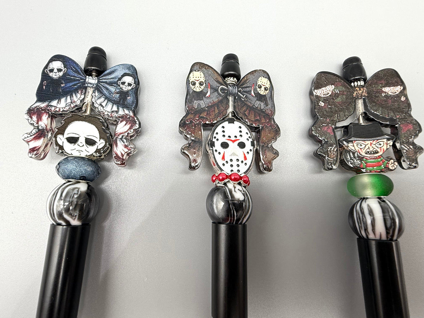 Exclusive Horror Bows on Pens