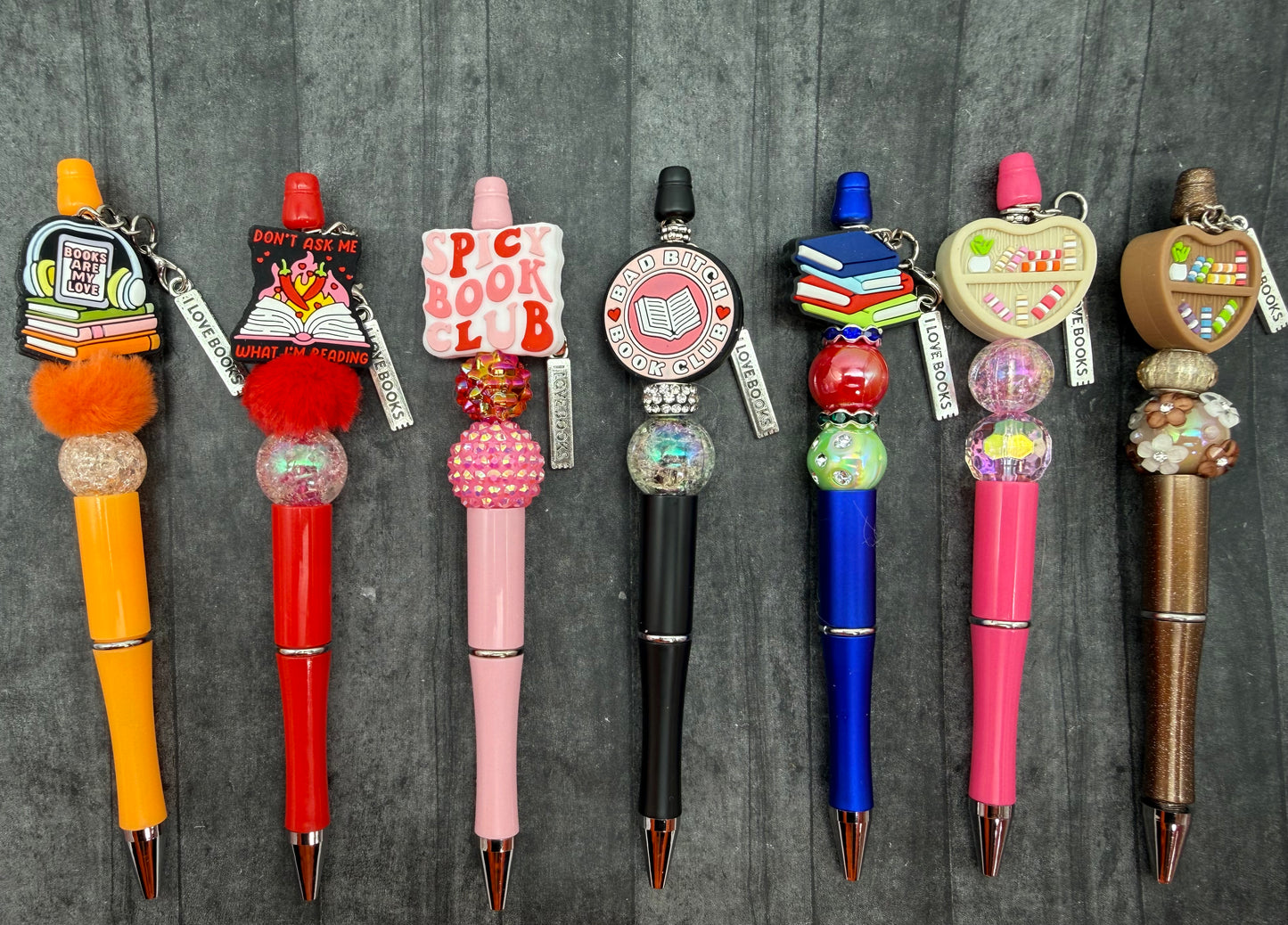 Bookish Collection Beaded Pens
