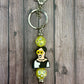Spooky Circus Beaded Keychains Featuring Dancing and Clown Characters