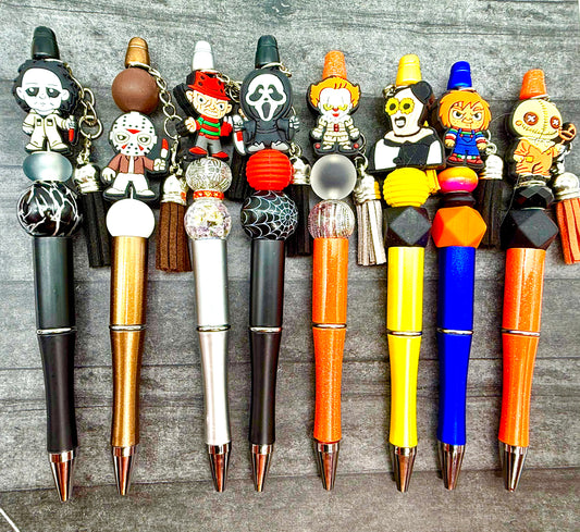 HORROR CHARACTERS Beaded Pens