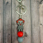 Spooky Circus Beaded Keychains Featuring Dancing and Clown Characters