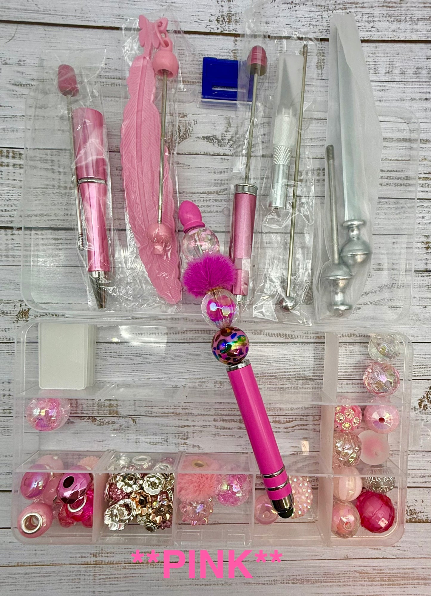 DIY Beadable 6 Piece Office Supply Kit