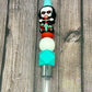 Spooky Circus Beaded Glitter Pens Featuring Dancing and Clown Characters