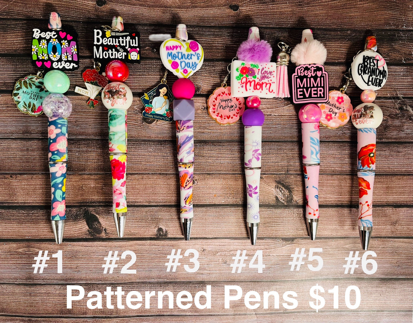 Mother’s Day Patterned Pens
