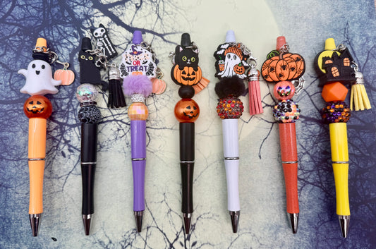 Vintage Halloween Beadable Pens