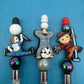 HORROR CHARACTERS Beaded Dancing Glitter Pens with BONUS