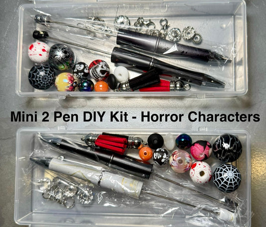 Mini Halloween Horror Characters DIY Beadable 2 Pen Kit