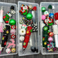 2 Piece Fancy Christmas Pen DIY Beadable Pen Mini Kits