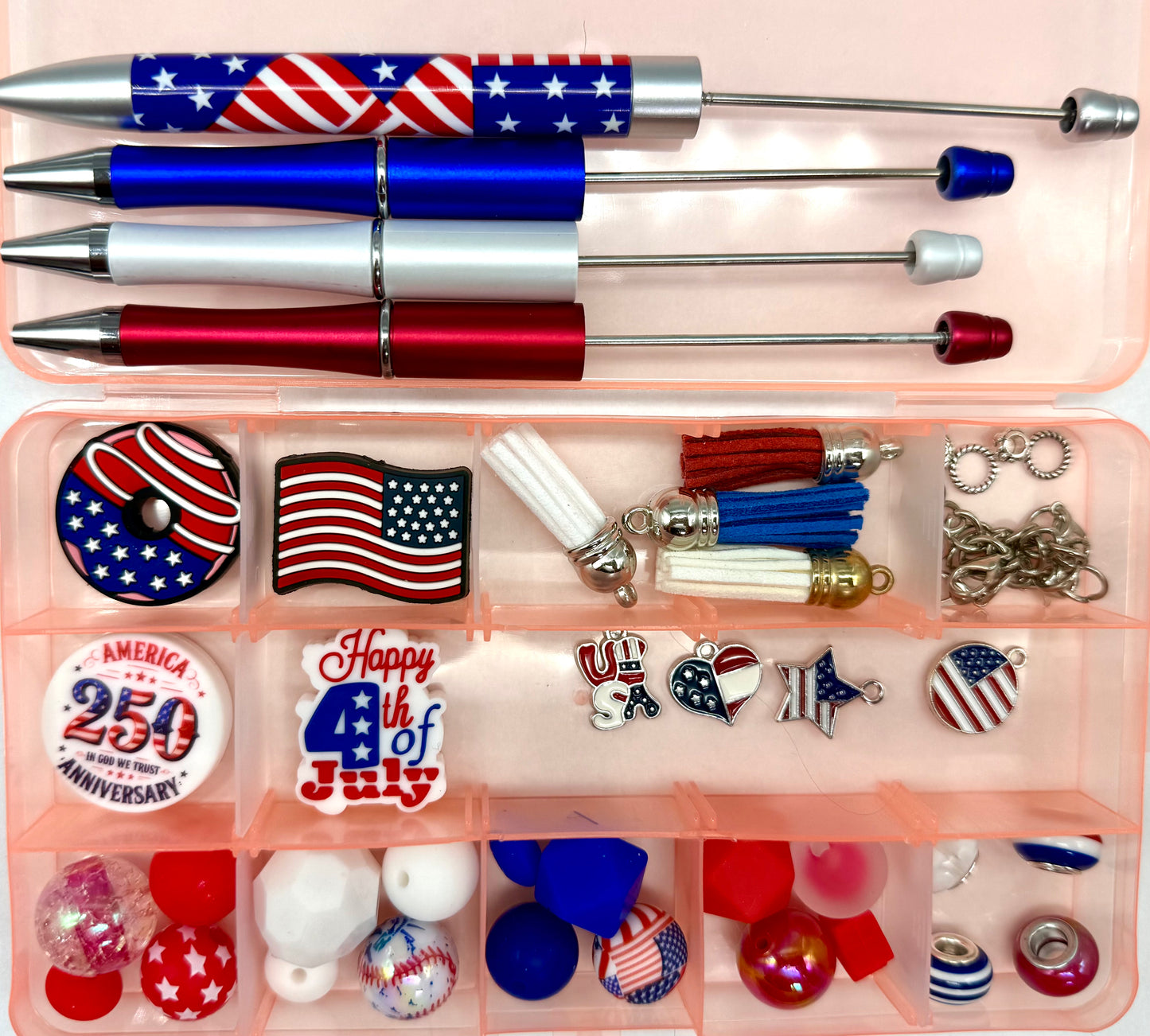 4th of July DIY Beadable Pen Kit