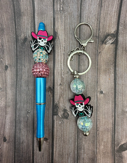 Whimsy and Wits Beaded Pen and Keychain Sets