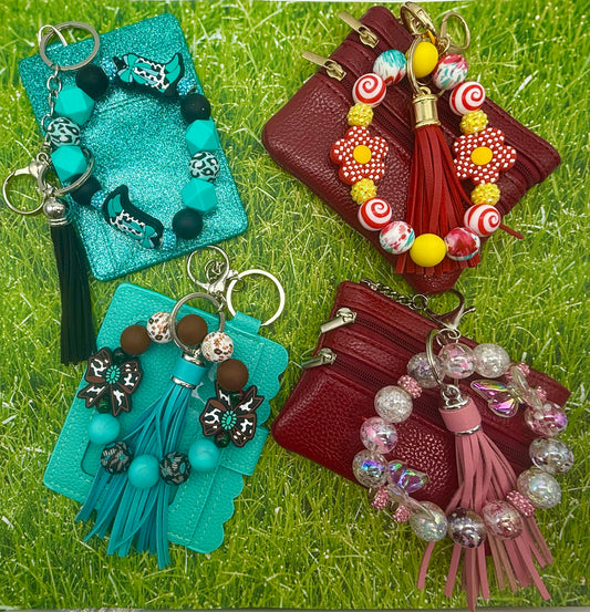 Keychain Bracelet with Wallet Bracelet