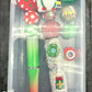 2 Piece Fancy Christmas Pen DIY Beadable Pen Mini Kits