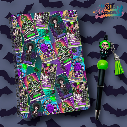 Beetle Tarot Cartoon Notebook & Pen Set