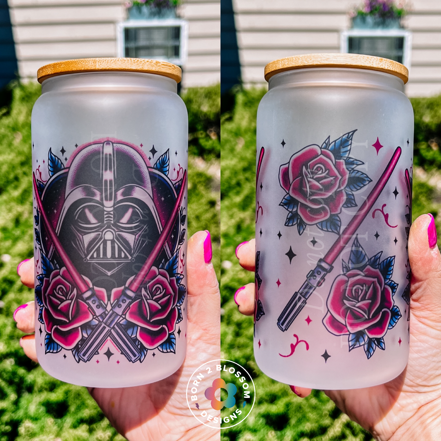 NEW CLEARANCE Vader Glass Can Tumbler